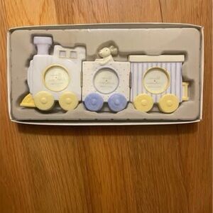 New In Box, Small Wonders Blue Choo-Choo Train Frame For Babies